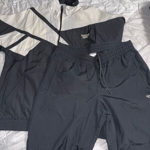 Reebok Black and White Track Suit